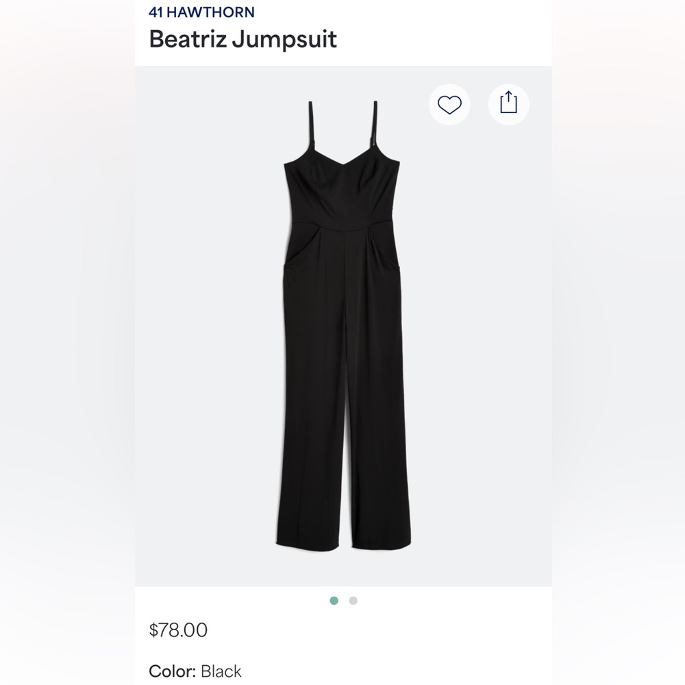 Beatriz black jumpsuit